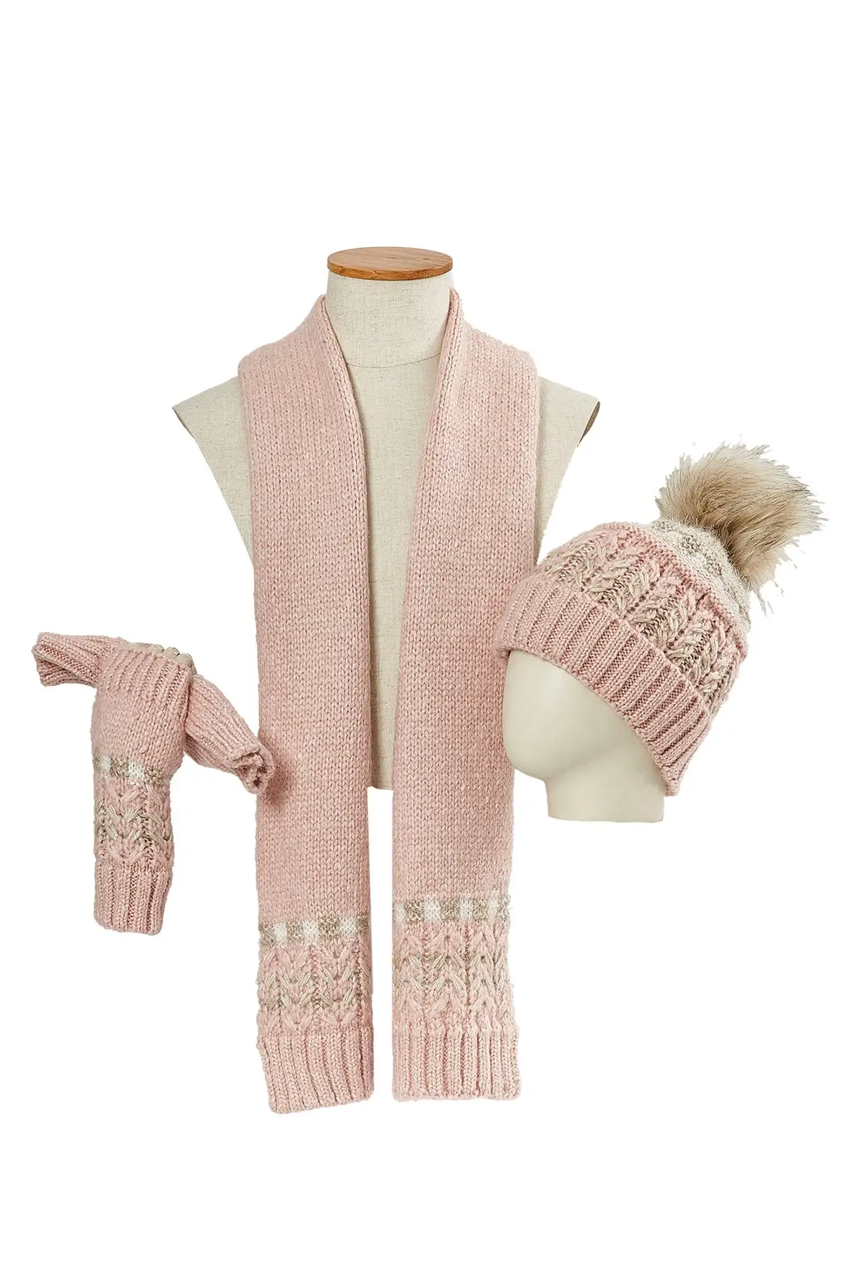 

Шарф, шапка и перчатки, унисекс, Melani 3 шт. Набор