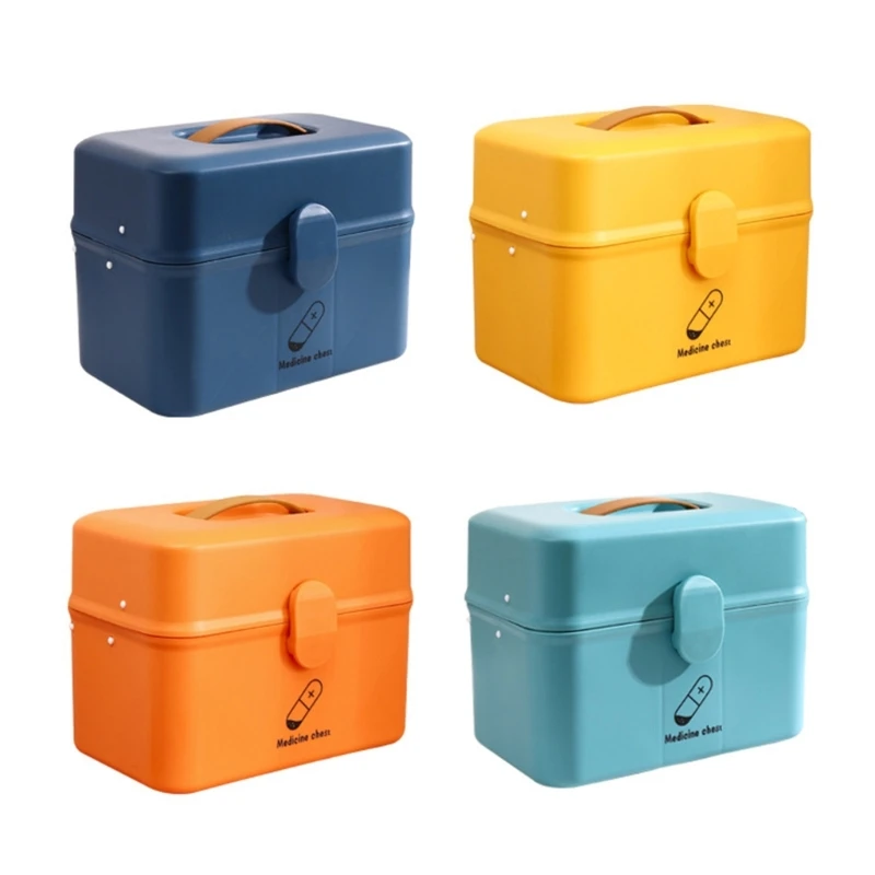 

Ящик для медицинских препаратов большой емкости для дома полный набор экстренных ситуаций Прямая поставка