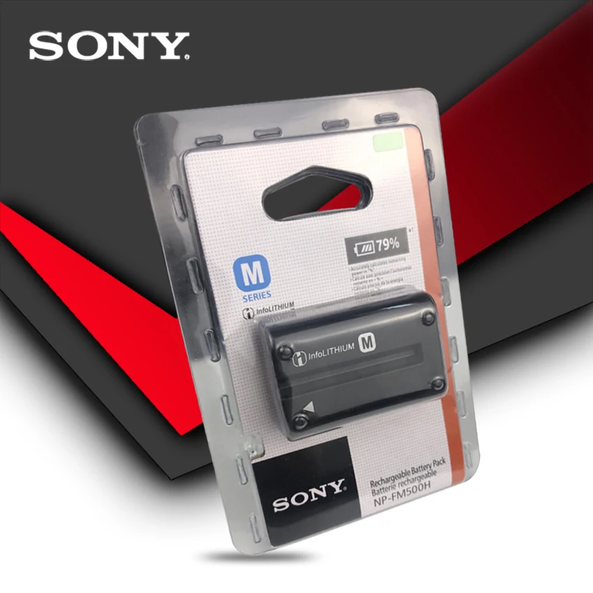 Sony Original NP-FM500H NP FM500H FM50 Camera Battery A57 A65 A77 A450 A560 A580 A900 A58 A99 A550 A200 A300 A350 A700 F717