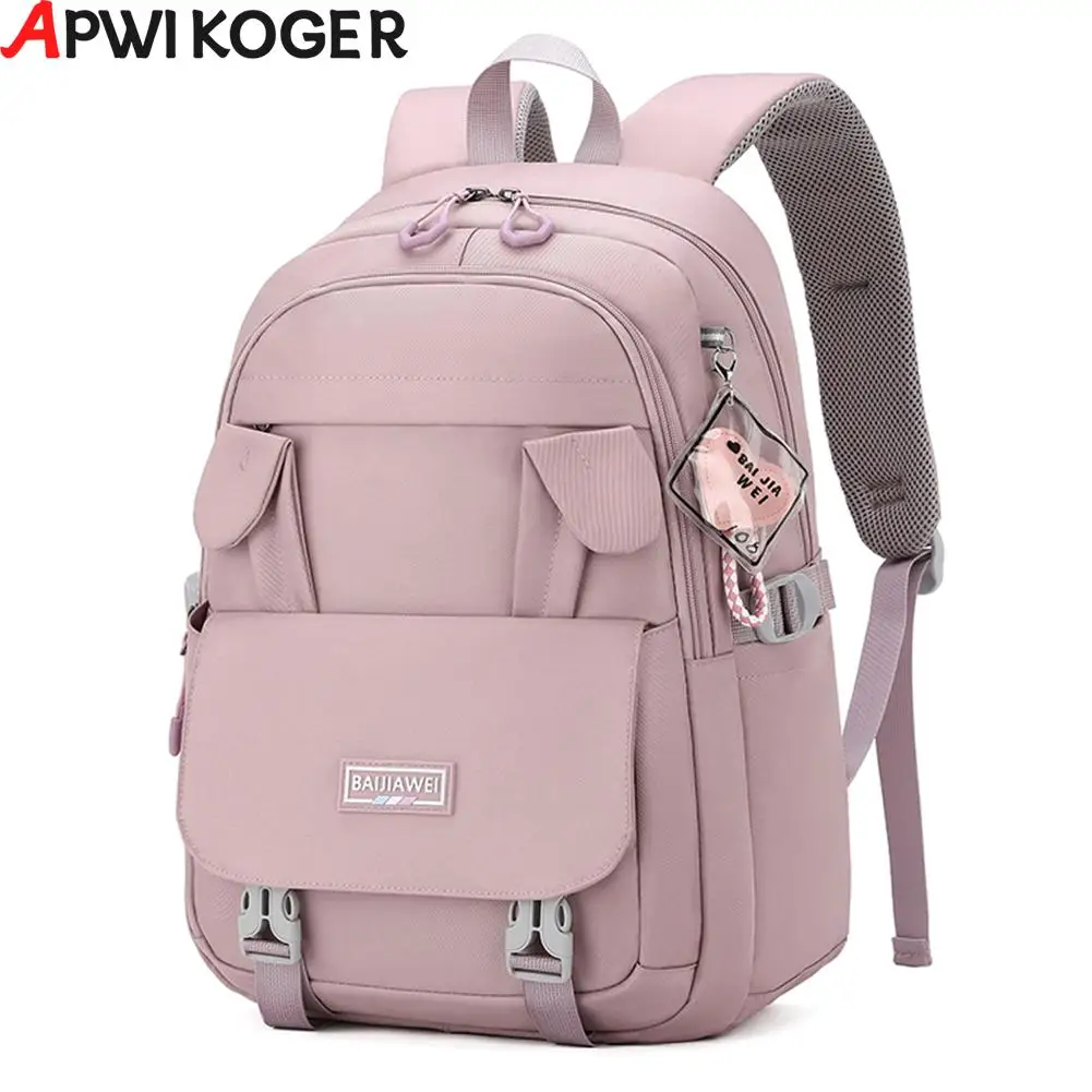

Girls Primary Women School Bags Children Kawaii Backpack Large Capacity Bag Waterproof Laptop Bags Multiple Pockets Schoolbags