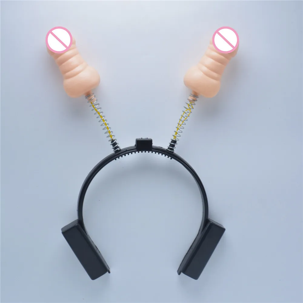 1 шт. розовая забавная тиара в форме пениса для невесты головная повязка волос