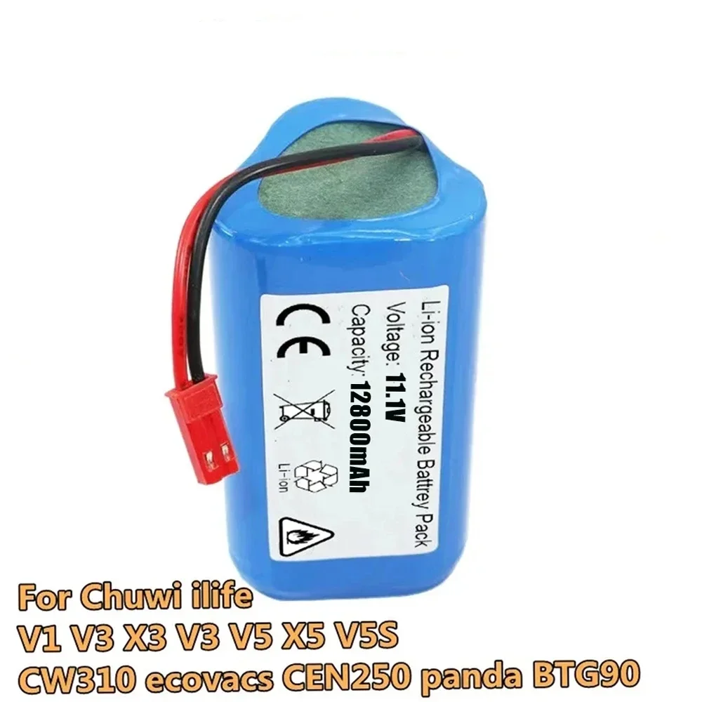 11 1 В 2800 мАч/6800 мАч/9800 мАч для Ecovacs Llife V1 X3 V3 V5 X5 CW310 CEN250 роботизированный вакуумный