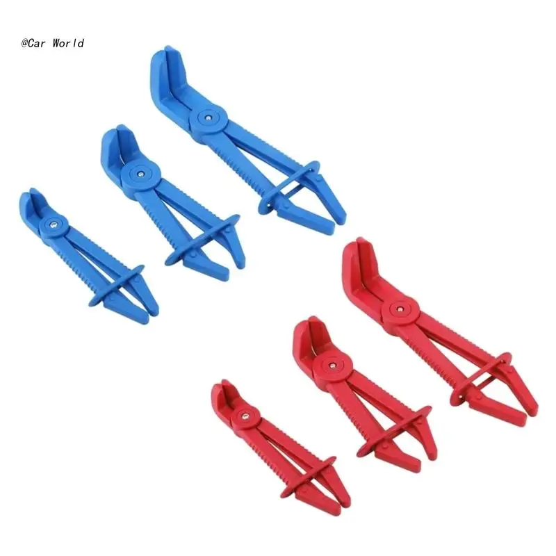 

Тормозные топливные плоскогубцы 6XDB, 3 шт., зажим для шланга, инструмент для ремонта автомобильной водопроводной трубы, быстрая фиксация