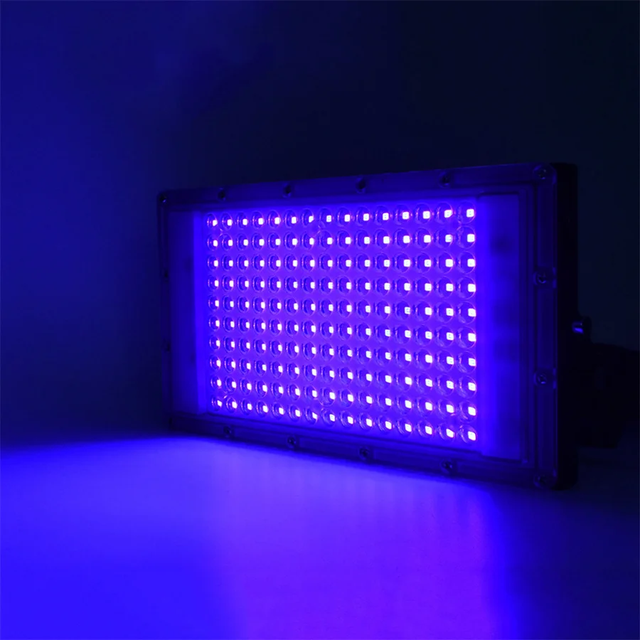 300W LED UV Floodlight 395nm 400nm Waterproof Ultravilet UV 