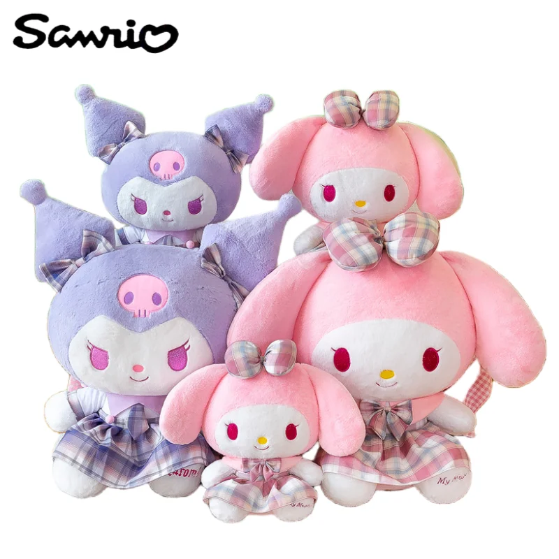 

Kuromi My Melody Sanrio анимация периферийная кавайная Милая мультяшная искусственная плюшевая игрушка подушка декоративная креативная модель опто...