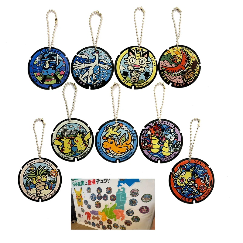 

Japan Yokohama Pokemon World Coronation Series Animation Derivatives Double sided pattern Limited Acrylic Pendant Ornament Gift