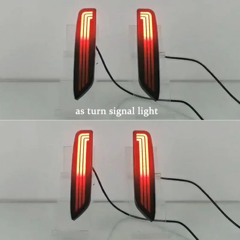 Автомобильный светодиодный отражатель заднего бампера для Mitsubishi Xpander Cross 2019 2020 2021