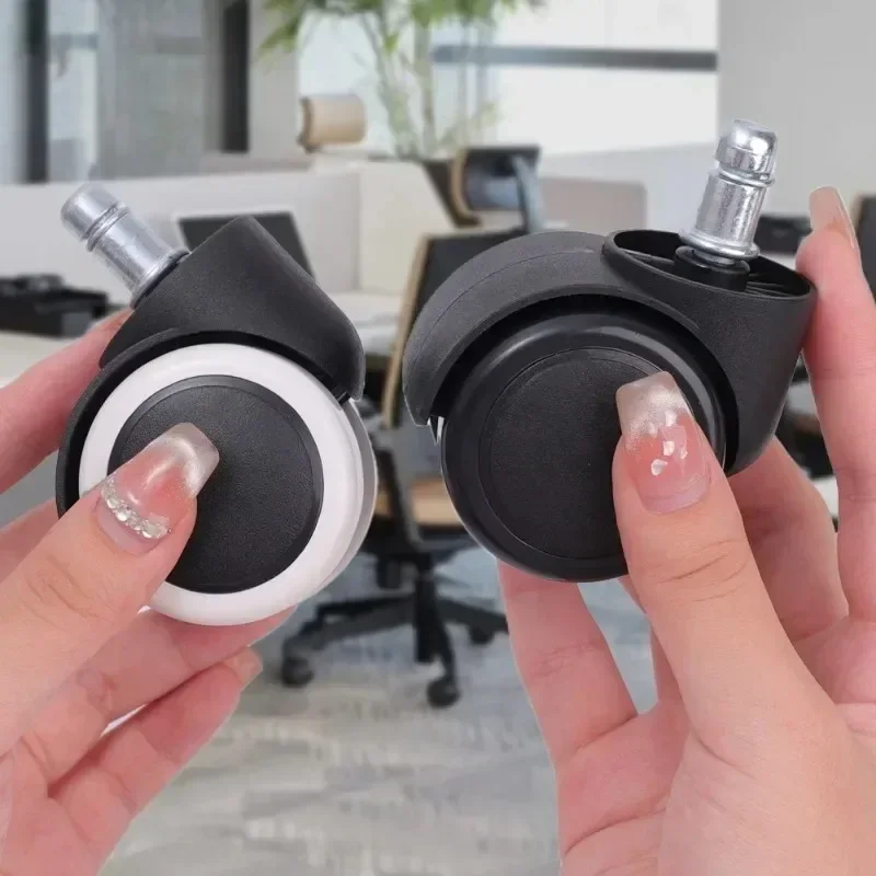 Универсальное колесо для стула сменные мягкие бесшумные колесики рабочего