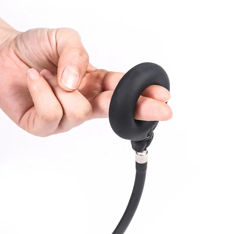 Надувное Силиконовое Бандажное кольцо для пениса упражнение Мастурбация