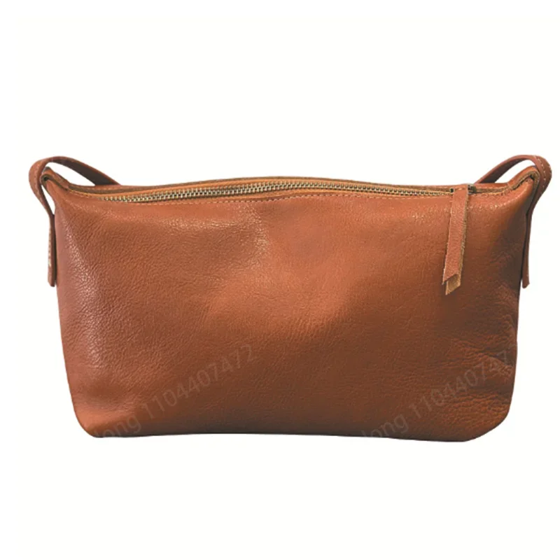 Yao Dong 2025 трендовая кожаная маленькая сумка через плечо из воловьей кожи Baotou