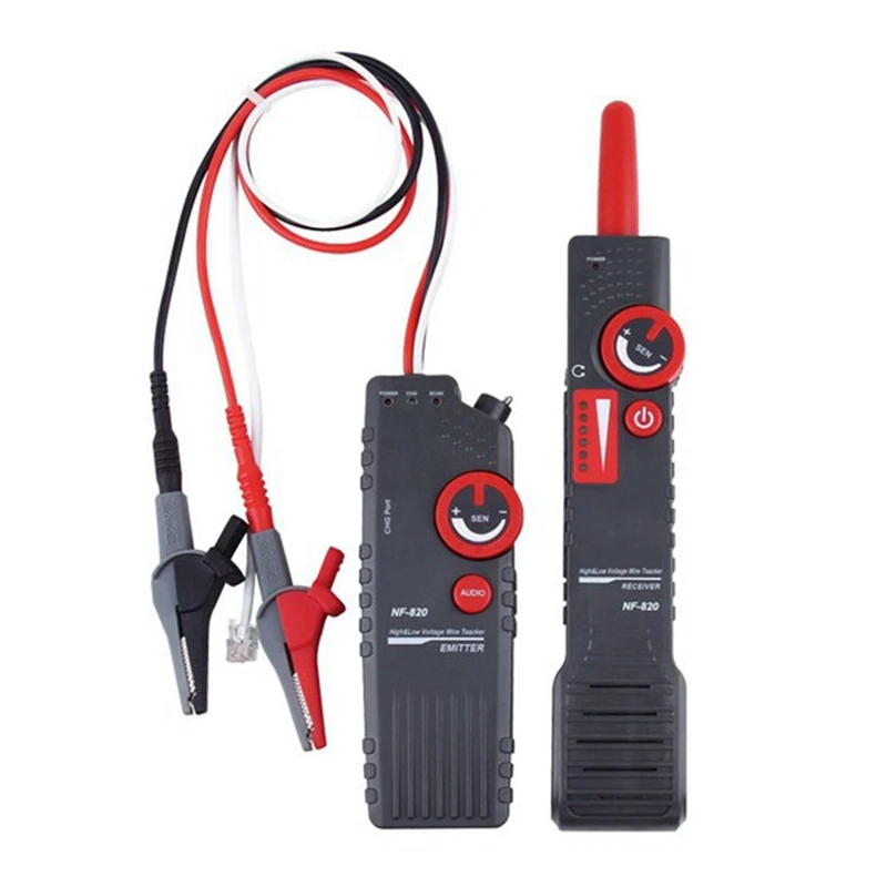

NOYAFA NF-820 RJ45 BNC тестер высокого и низкого напряжения Кабельный тестер Подземный кабельный искатель анти-помеховый проводной трекер