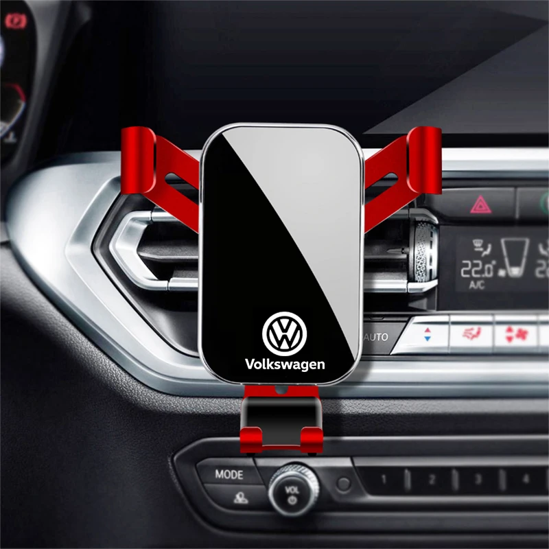 Фото Наклейка на автомобиль XKZJ-VW, держатель для телефона в салон автомобиля, металлическая подставка для телефона/GPS, крепление на вентиляционную решетку для VW Volkswagen Golf 4 5 Bor №2