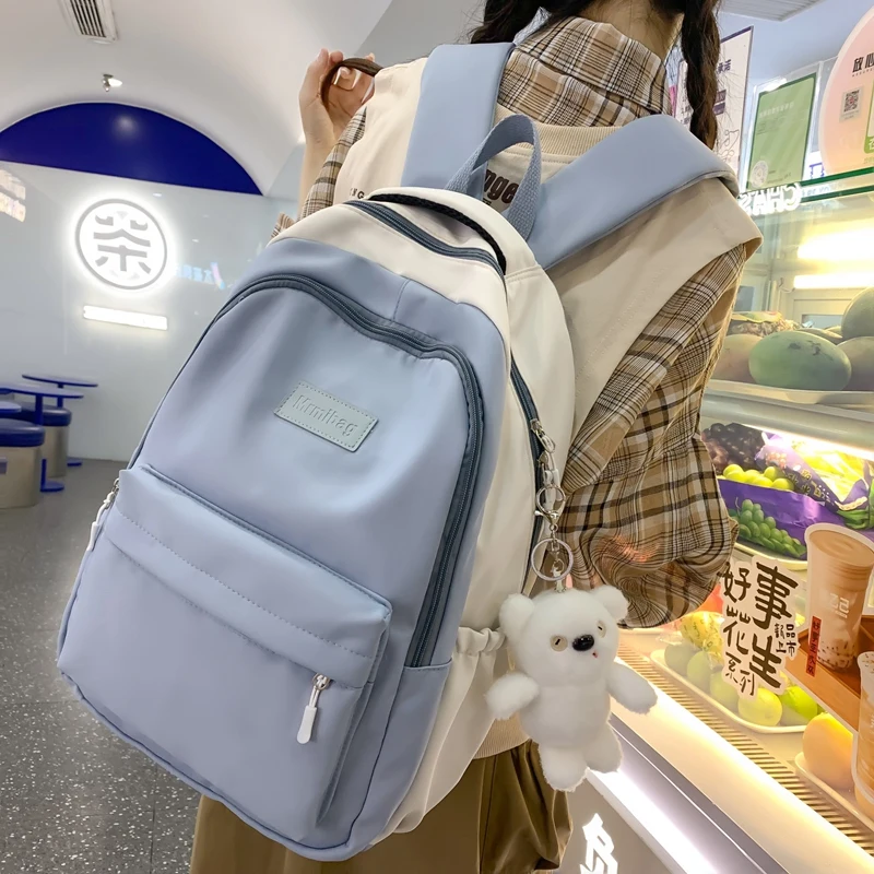 

JOYPESSIE Fashion Cute Teen Girls Bookbag for Boys Schoolbag Waterproof High School Mochila Travel Bagpack Men Laptop Rucksack