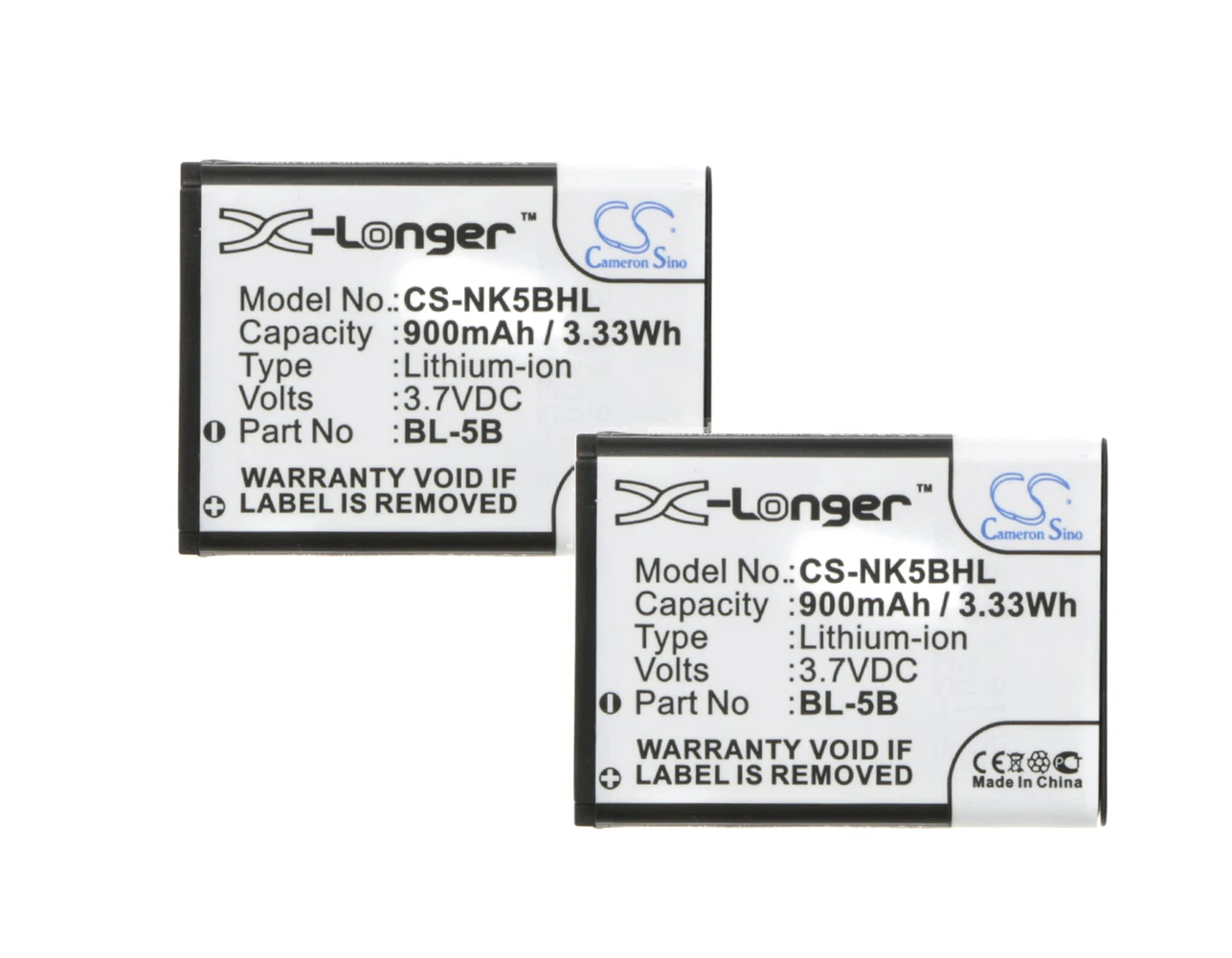 

2 аккумулятора 900 мА для GPS-трекера GT102, TK102