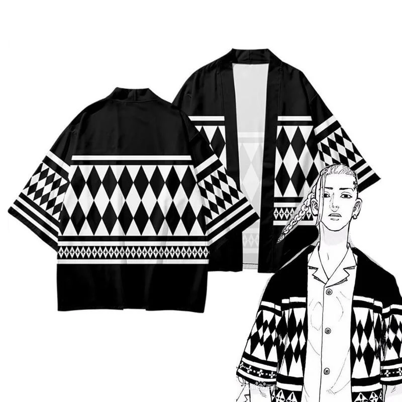 

Plus Size XXS-6XL Tokyo Revengers Haori Coat Sano Manjirou Ken Ryuguji Cardigan Anime Cosplay Costumes Japanese Kimono Yukata