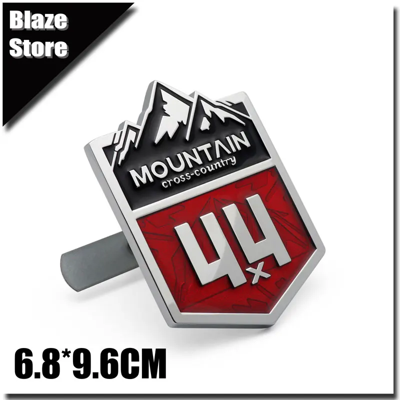 

Металлический значок с изображением гор и пересеченной местности, наклейка на Корпус задней двери для Jeep Wrangler, Grand Cherokee, Land Rover, Toyota, Chevrolet