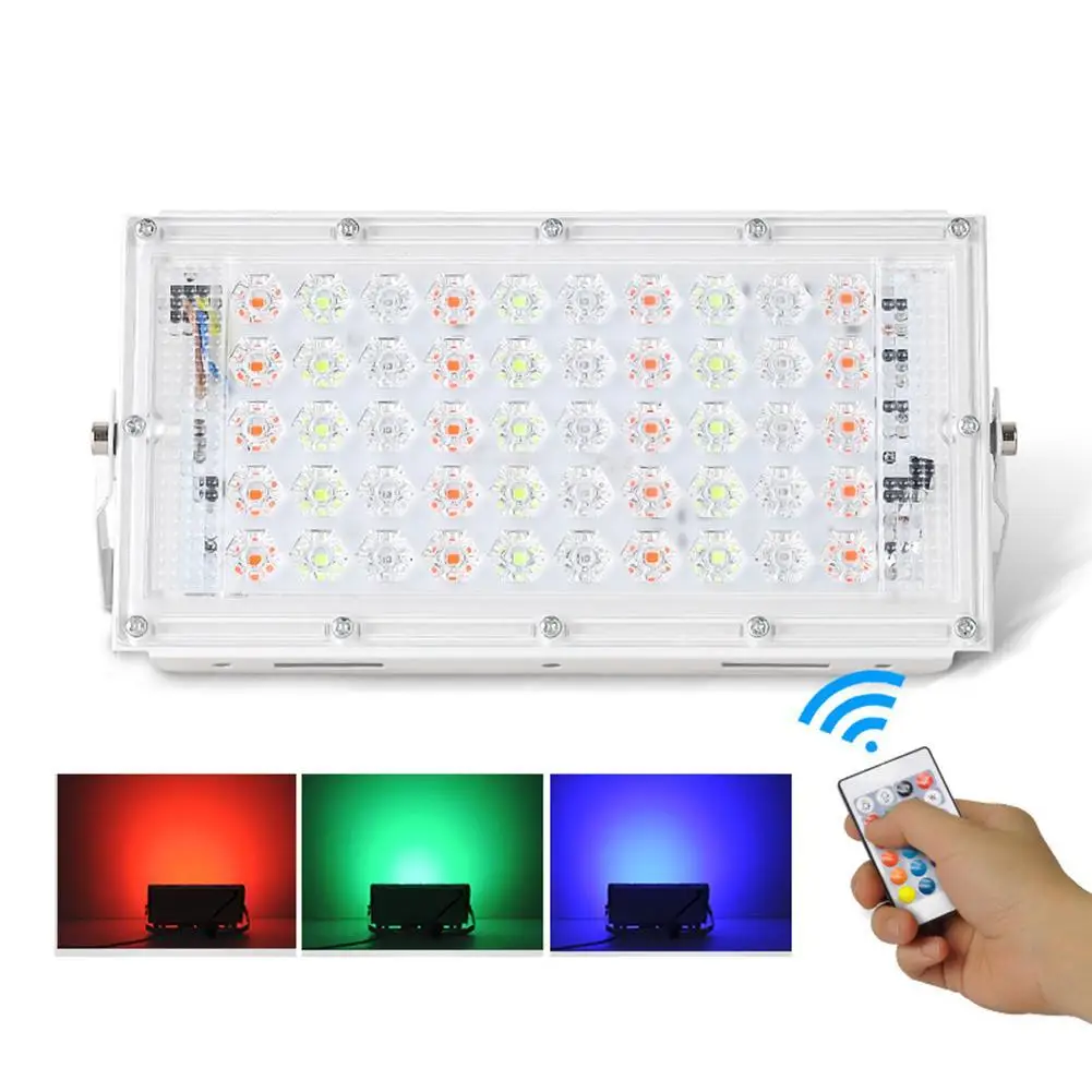 

Rgb-светодиодный прожектор заливающего света, 220 В, 50 Вт