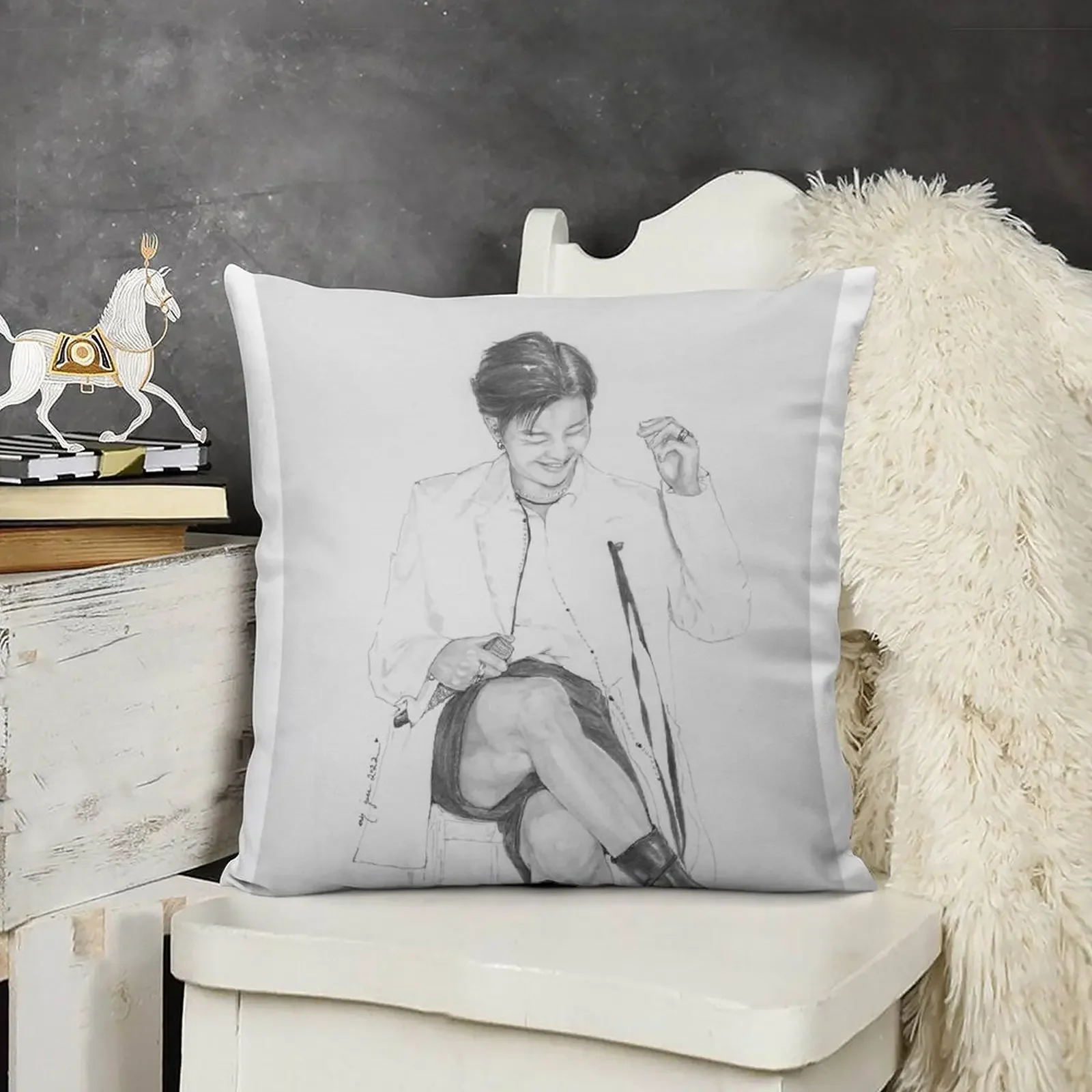 Чехол для подушки Kim Namjoon (RM) at MCountdown