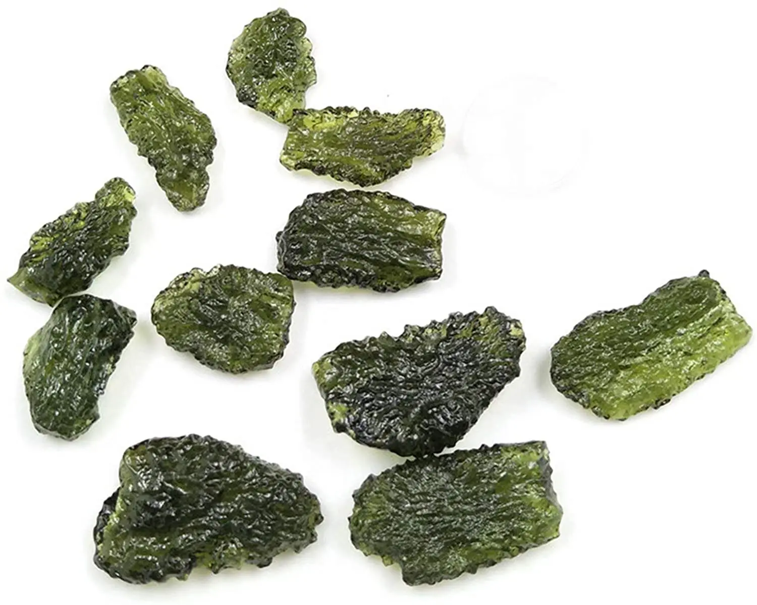 Неправильной формы чешские подвески из метеорита Moldavite Осенний грубый камень