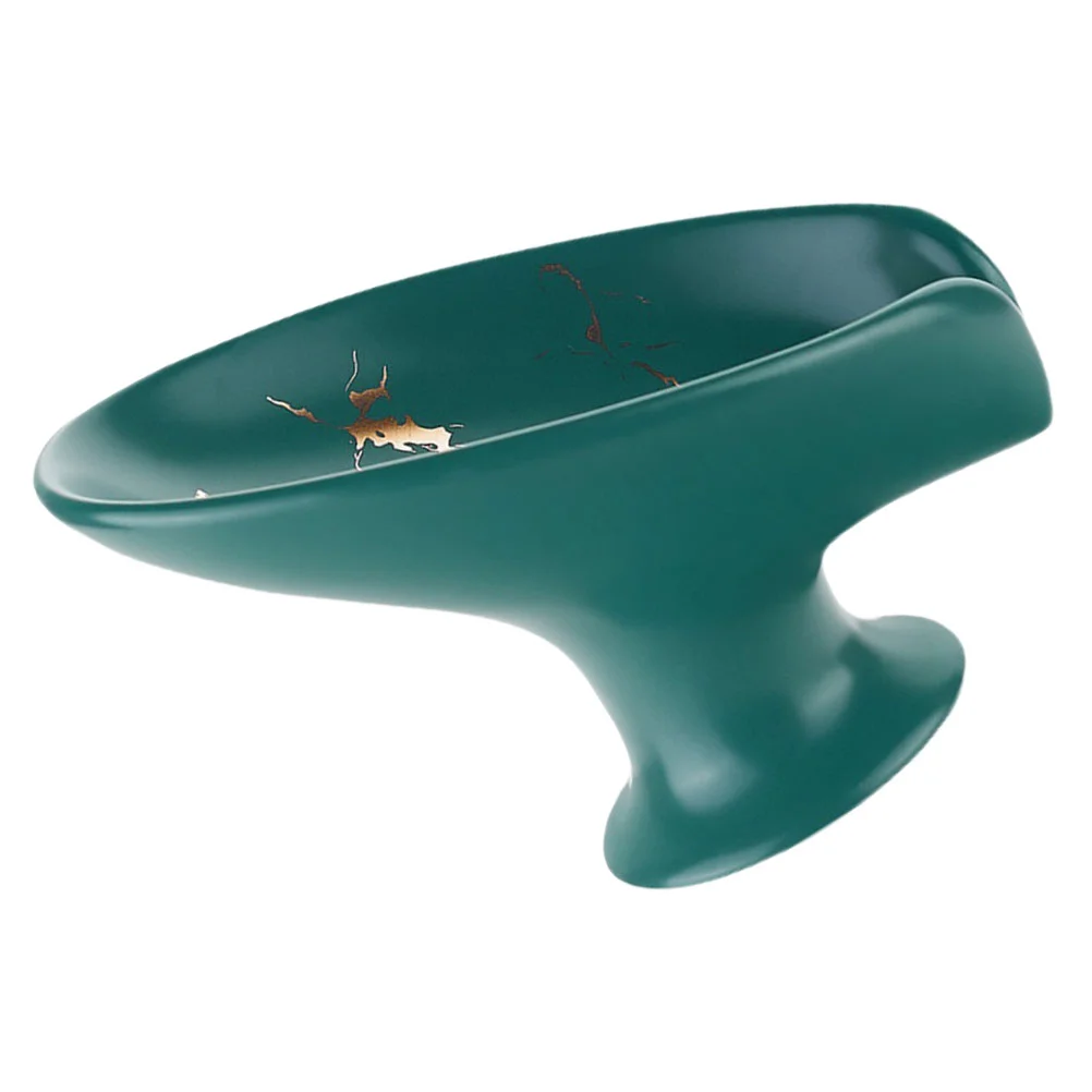 

Soap Dish Holder Drainingceramic Shower Self Bar Bathroom Leaf Container Tray Dishes Box Kitchen Shapedrain Sink Travel Stand