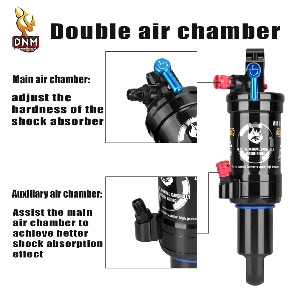 DNM AOY-36RC катушка для горного велосипеда задний амортизатор 165 мм 190 200