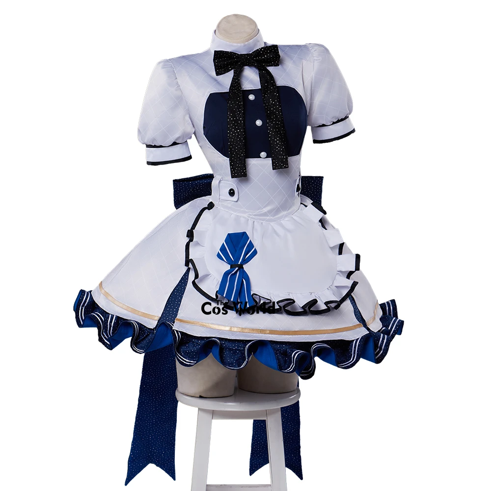 Фартук горничной Miku Baker платье костюмы аниме для косплея
