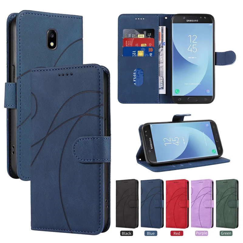 

Flip Leather Case For Samsung Galaxy J3 J5 2016 2017 J4 J6 Plus 2018 J7 Prime J330 J530 J310 J510 J415 J610F Wallet Cover