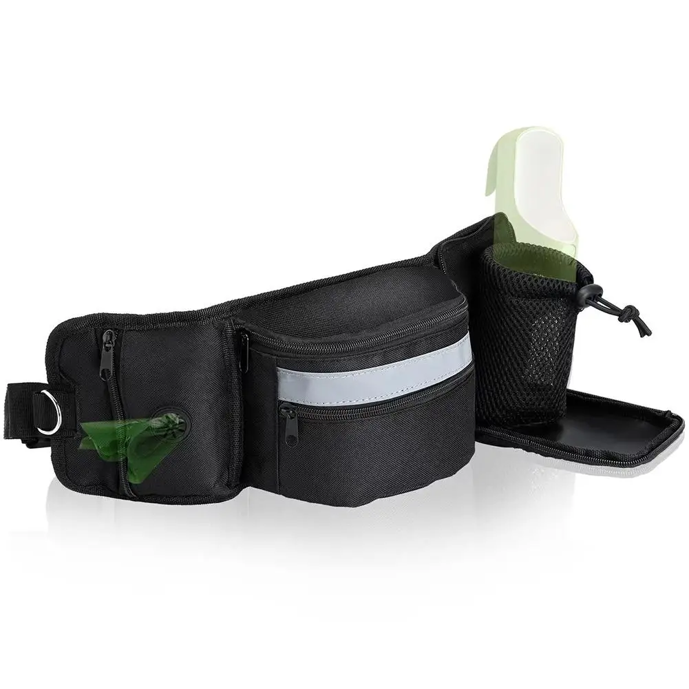 

Портативная поясная сумка для дрессировки собак, регулируемый поясной кошелек большой емкости с D-образными кольцами