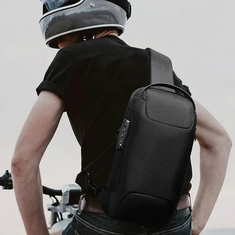 Fashion Anti-theft New Multifunction Crossbody Bag for Men Shoulder Messenger Bags Male Waterproof Short Trip Chest Bag Pack