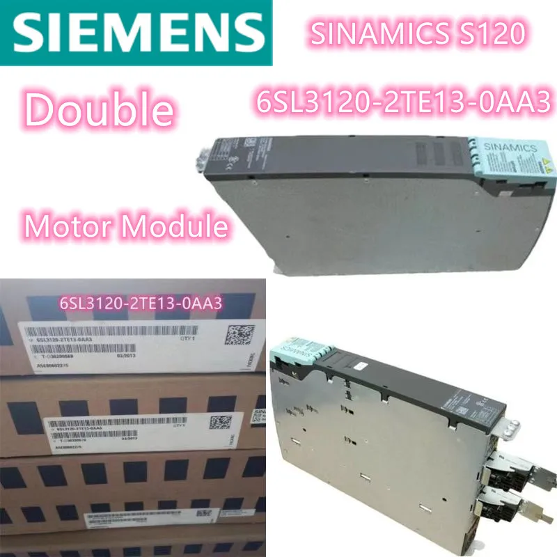 

6SL3120-2TE13-0AA3 Brand new Siemens SINAMICS S120 Double Motor Module Input 6SL3120 2TE13 0AA3