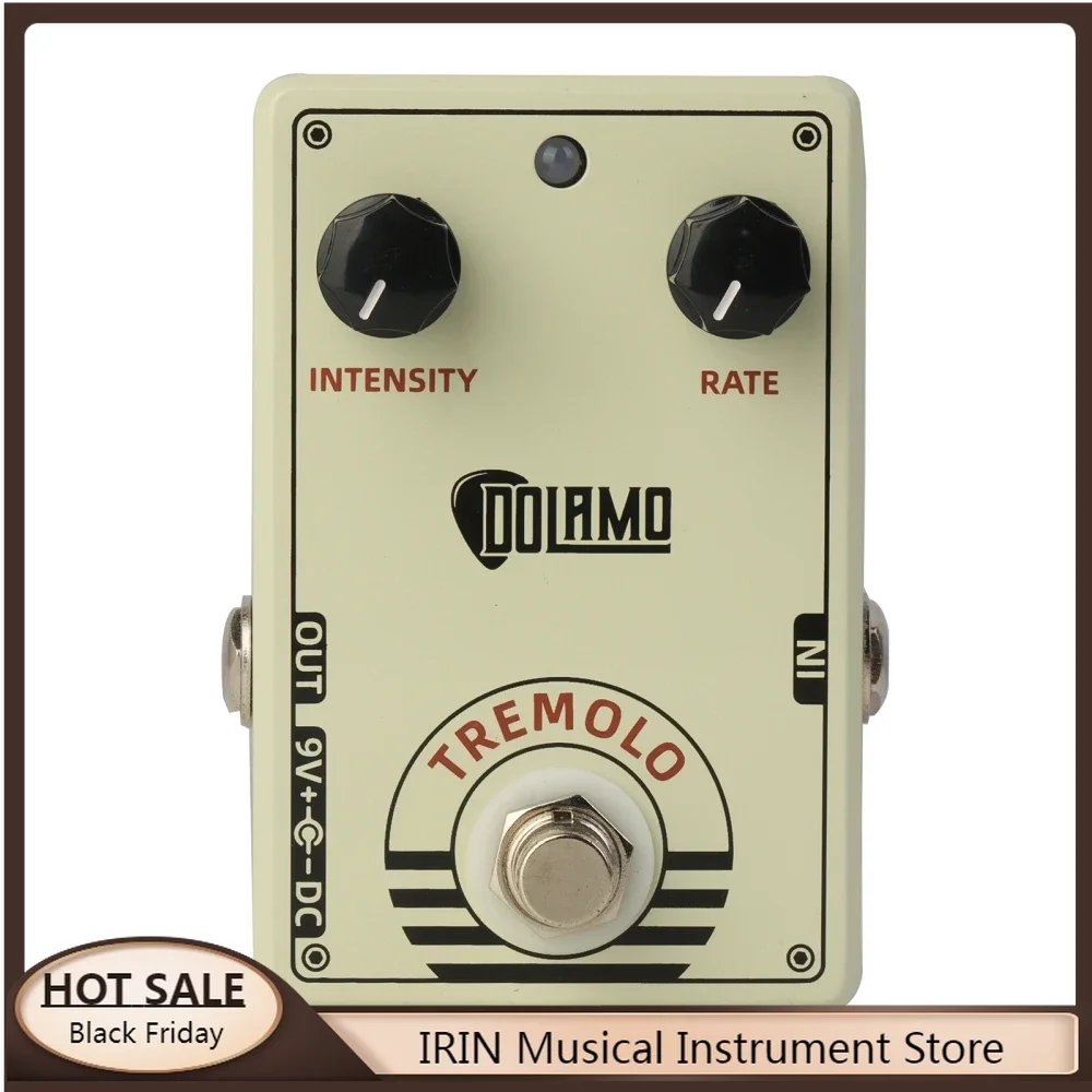 

Caline Dolamo D-13 Tremolo Guitar Effect Pedal Vintage Tremolo Sound Intensity And Rate Controls Guitar Parts & Accessories