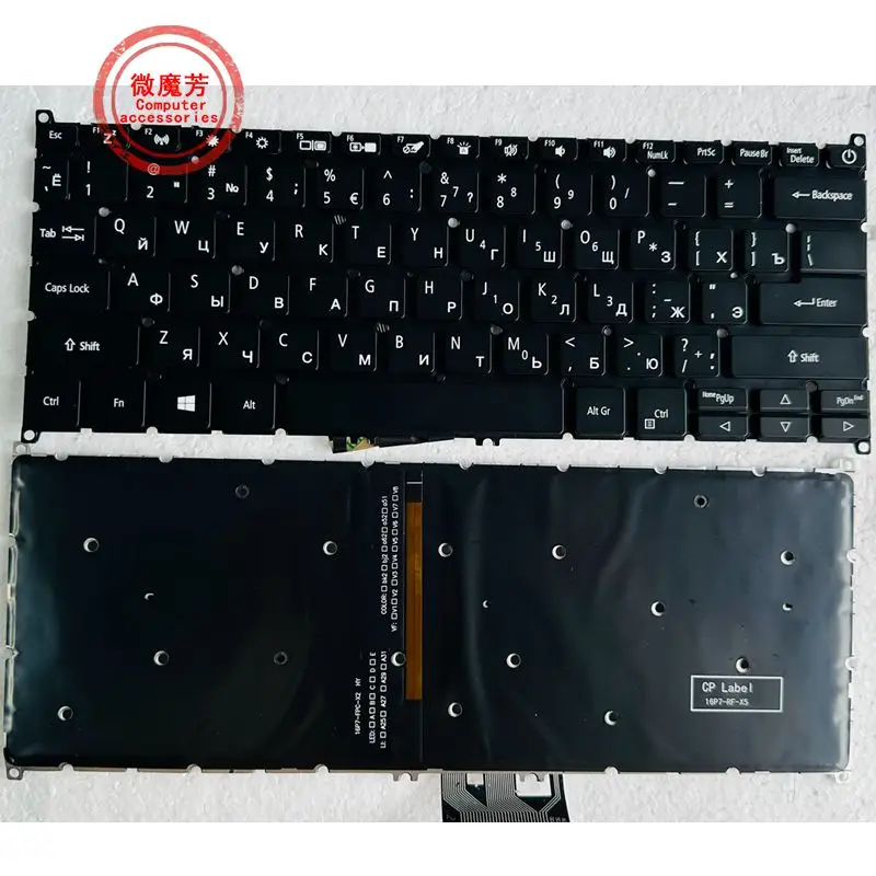 

RU Backlit keyboard for Acer N17W7 N17W6 Spin 5 SF114-32 SP513-51 SP513-52N SP513-53N 52NP Swift 3 SF314-54 58 56 56Q8 SF314-41G