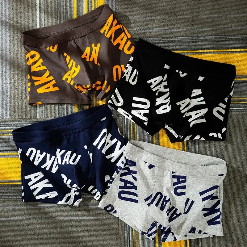 New Men's Panties Set Boxers Men Comfortable Men's Shorts Cotton Underwear Men Soft Men's Boxer Briefs Breathable Men Underpants