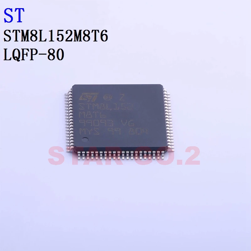 

5PCSx STM8L152M8T6 LQFP-80 ST Microcontroller