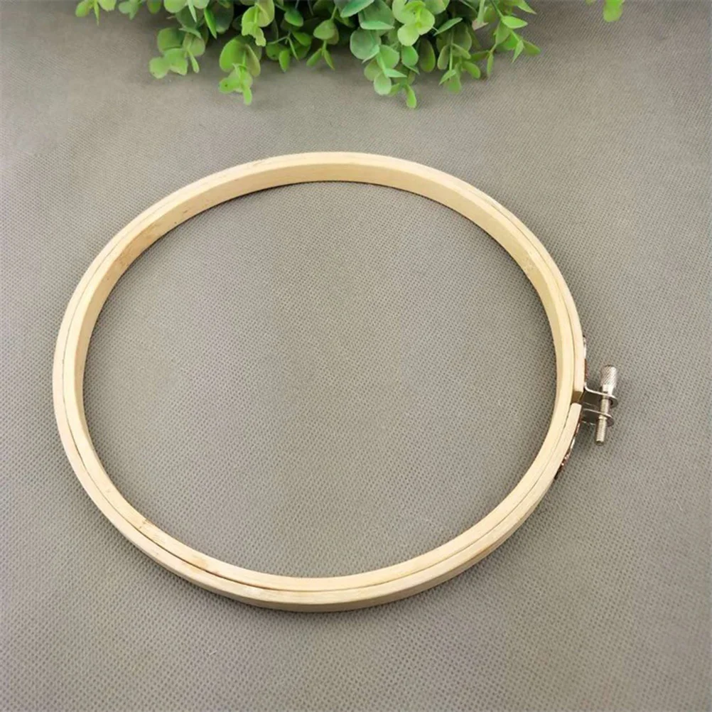 

12PCS 4 Inch Embroidery Set Bulk Circle Cross Stitch Round Ring Adjustable Crochet Circle Display Frame for Craft Sewing Home
