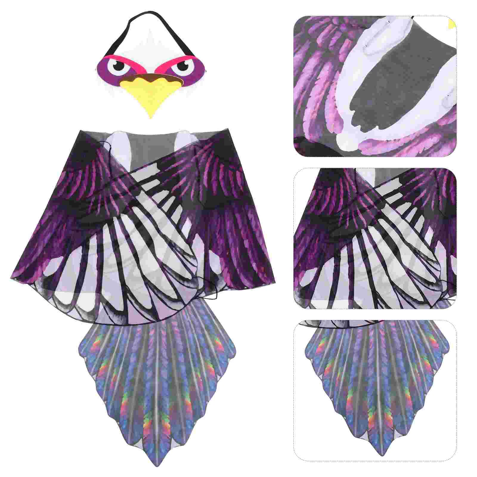 

Eagle Wings Party Favor Costume Performance Adornment Kids Halloween Boy Cosplay Prop Accessories Wing-shaped