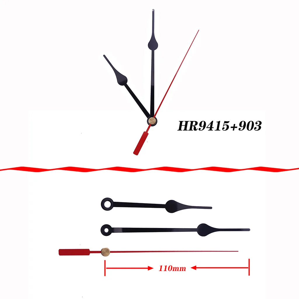 10 наборов/партия Кварцевые Металлические Часы-стрелки