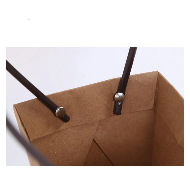 1 водонепроницаемая крафт - бумага корзина для цветов Портативный цветочный ящик