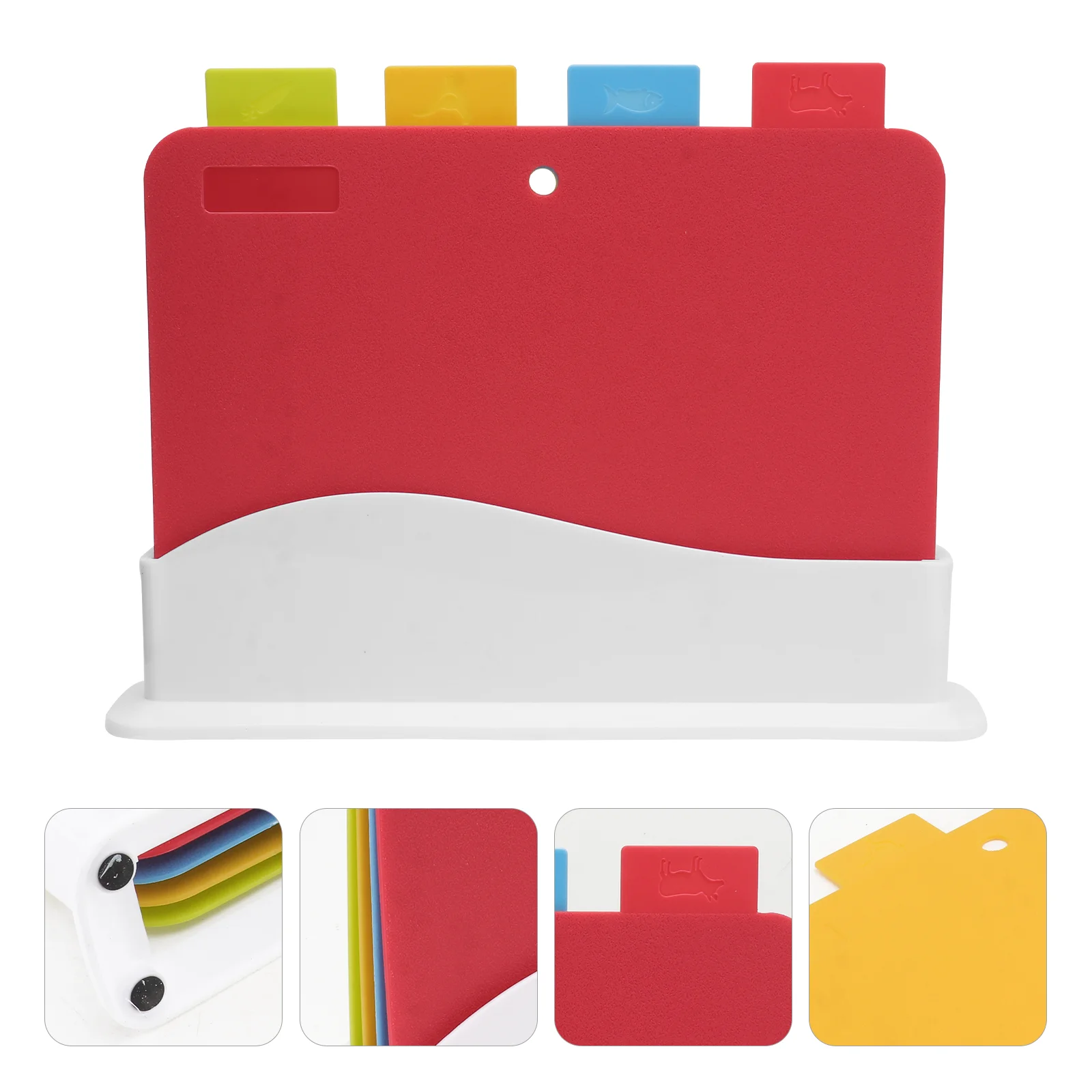 

Cutting Board Set Vegetables Cooking Chopping Home Kitchen Tool Multi-purpose Boards Square Plastic Serving Trays