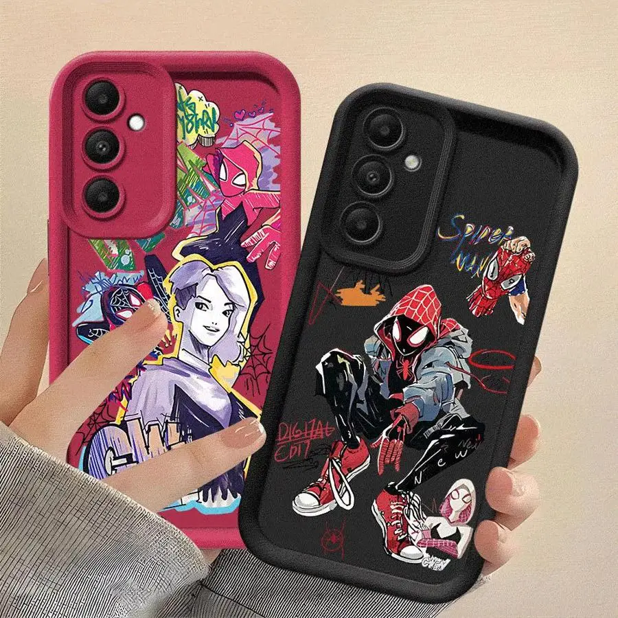 Чехол для телефона Marvel Superhero Spider-Man Galaxy A20 A50s A10 A04 A10s A20s A30 A50 A03 A03s A04s A04e A71 A31 5G Cover