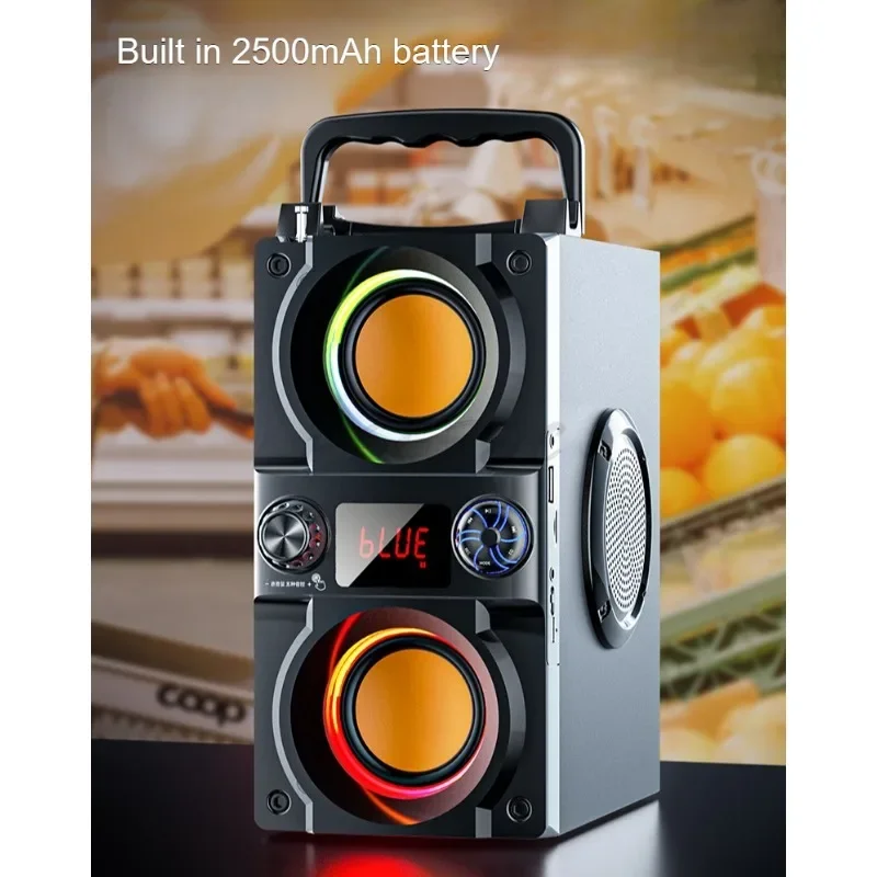 Bluetooth-динамик высокой мощности четыре динамика 3D Surround домашний сабвуфер для