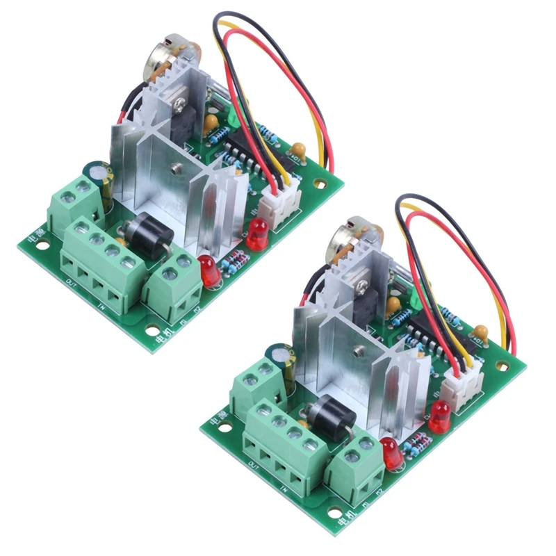 

2X12V 24V 30V 120W PWM Регулируемое напряжение контроллер скорости двигателя постоянного тока CCM2