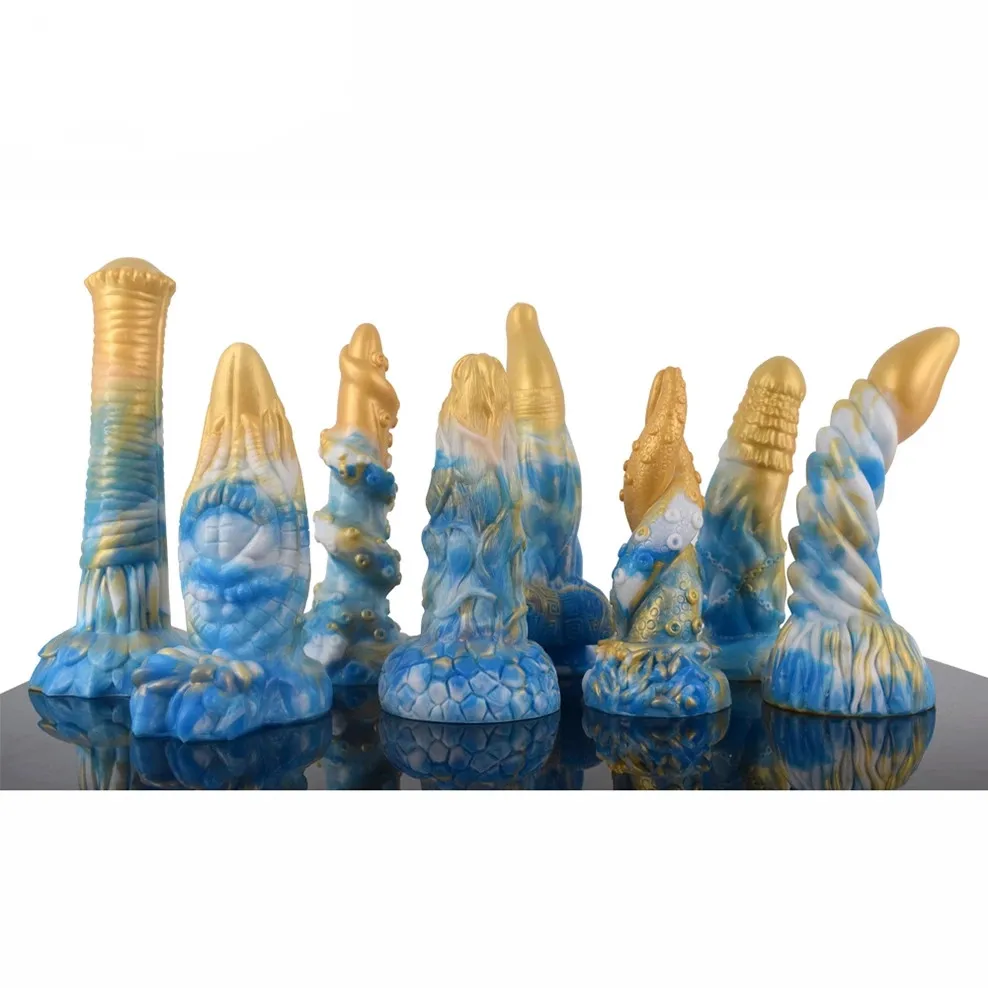 Анальная пробка Alien реалистичный фаллоимитатор мягкий материал огромный большой