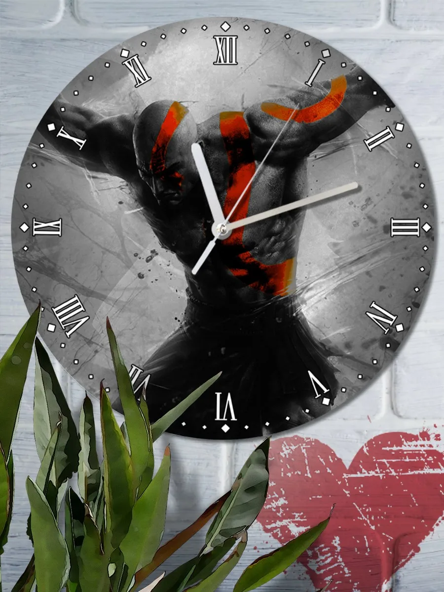 Настенные часы УФ игры God of War Ascension (бог войны восхождение кратос) - 4360 |