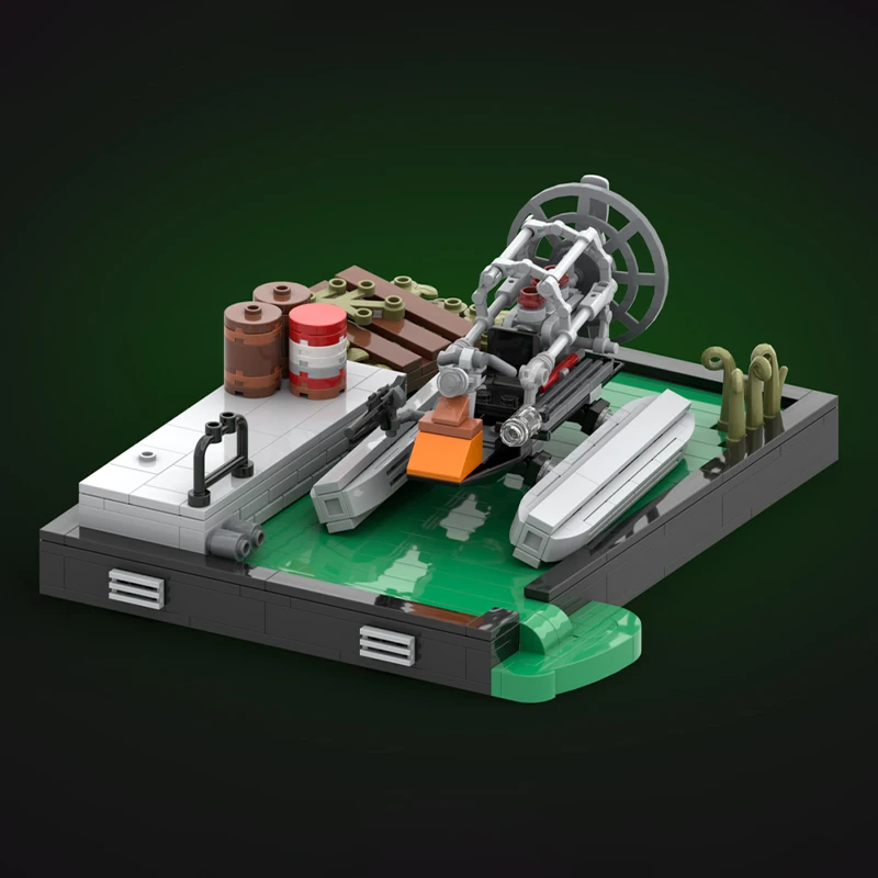 Фото 407 деталей MOC Half Life: Диорама «Канальные каналы» и другие модели кораблей, конструктор, научно-фантастическая пиратская крепость, игрушка-подарок №1
