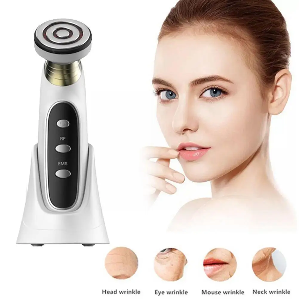 

RF Skin Tightening Machine Face Lifting Device For Wrinkle Anti Aging EMS Skin Rejuvenation Radio Frequency Facial Massager S9I8