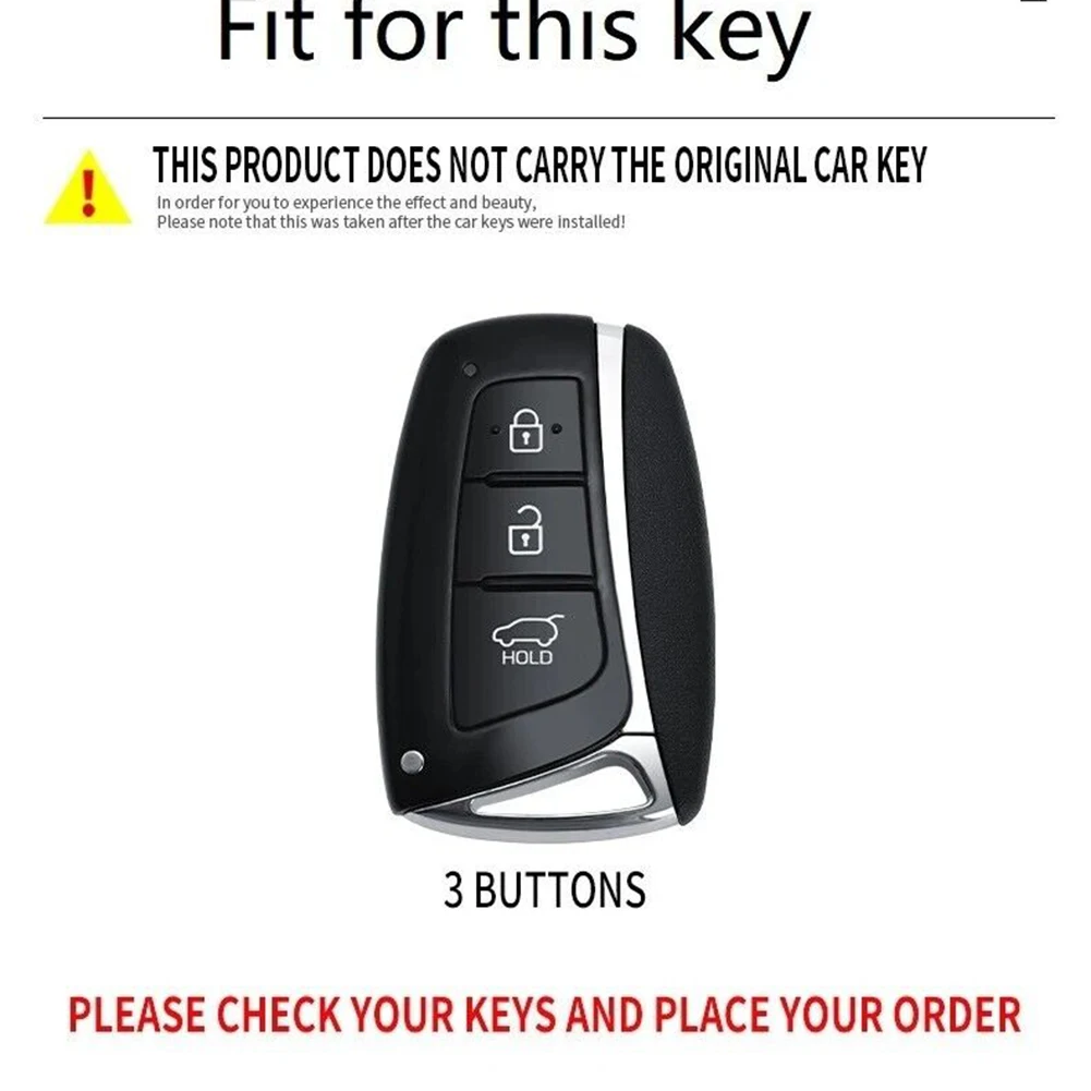 

Case Shell Car Key Cover Anti-Drop Anti-Fall Blue Cowhide Full Coverage Gift Leather Remote Wear-Resistant 1 Pc