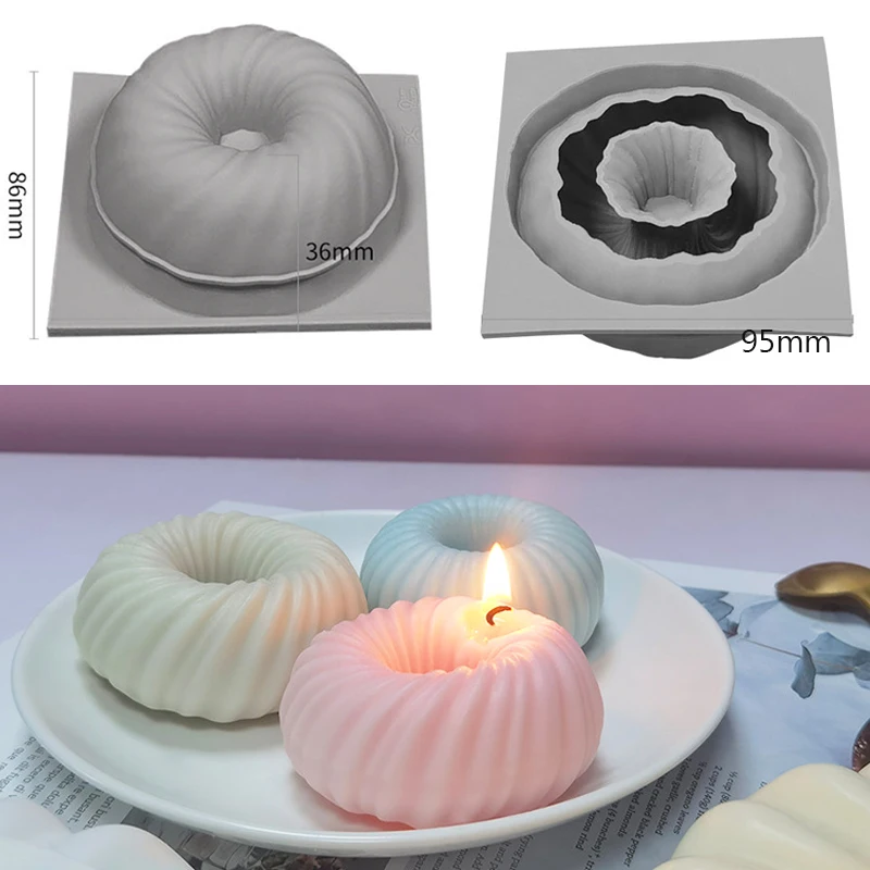 Сделай Сам большой пончик силиконовая плитка шоколадное печенье формы для