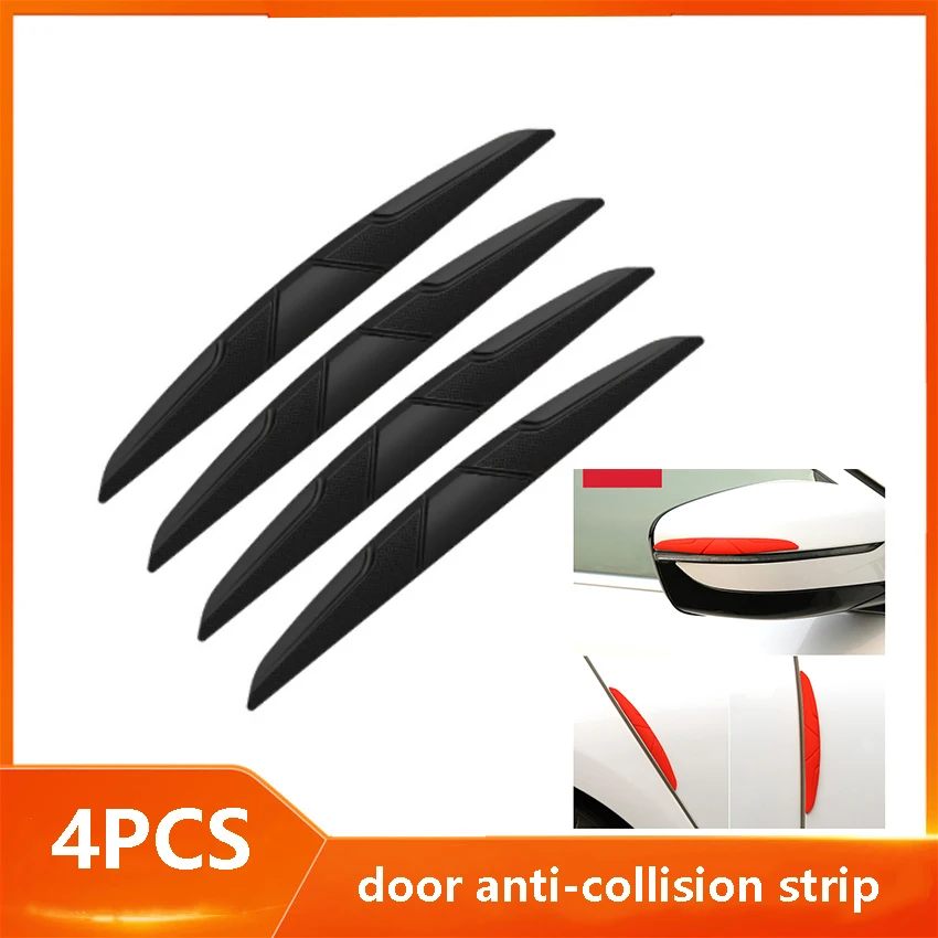 

Door edge anti-collision protection strip paste silicone car side protection strip rearview mirror cover door edge glue X-011