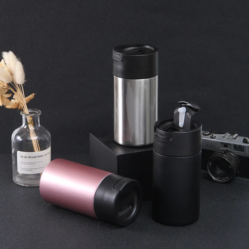 

Hot Coffee Insulated Stainless Steel Thermos Bottle Drinking Portable Vacuum Flasks Garrafa Termica Water Bottle Office Cup Gift